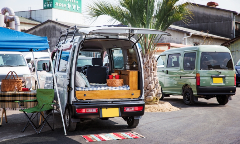 大塚自動車の展示スペース